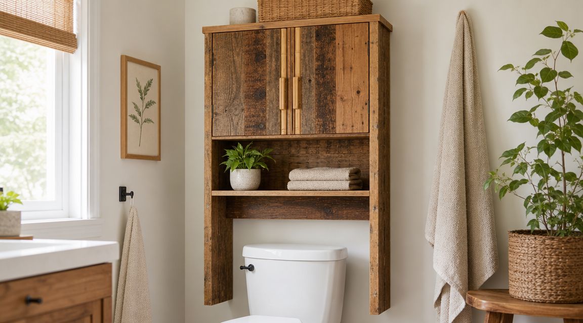 bathroom cabinet ideas over toilet